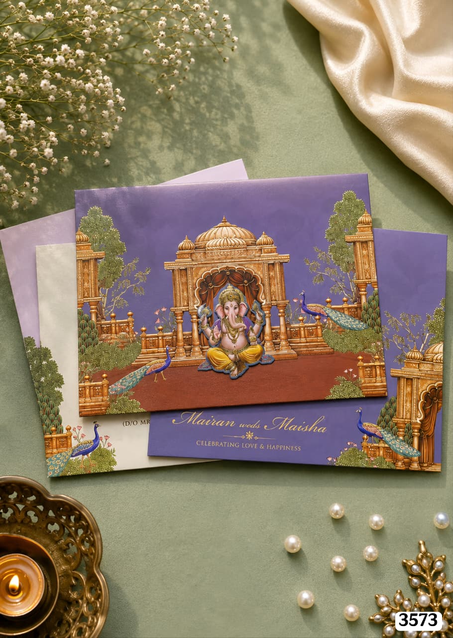 Regal Lord Ganesha & Peacock Temple Wedding Suite
