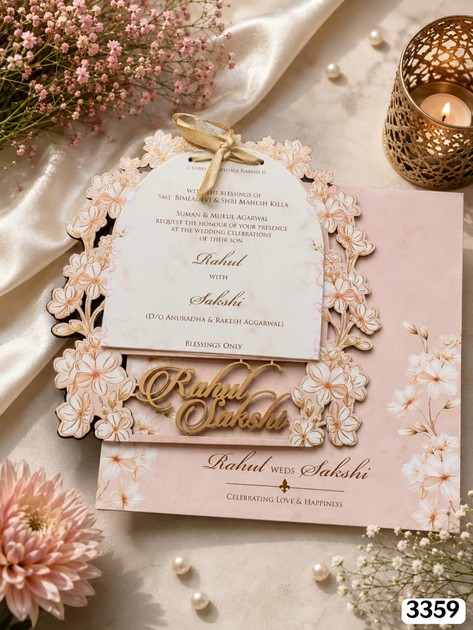 Arch Floral Laser-Cut Overlay Suite