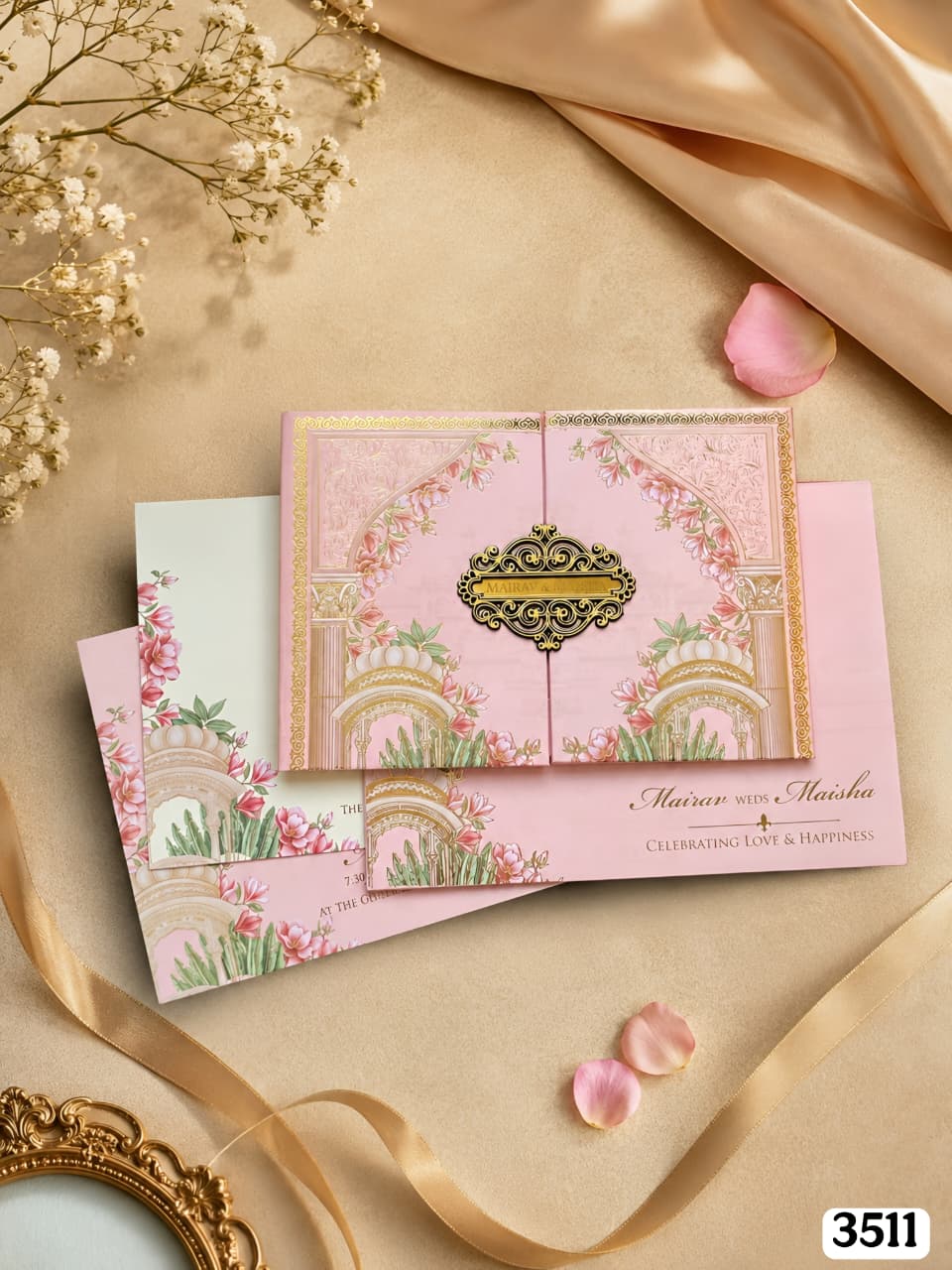 VF3511 Blush Pink Pavilion Gatefold Suite