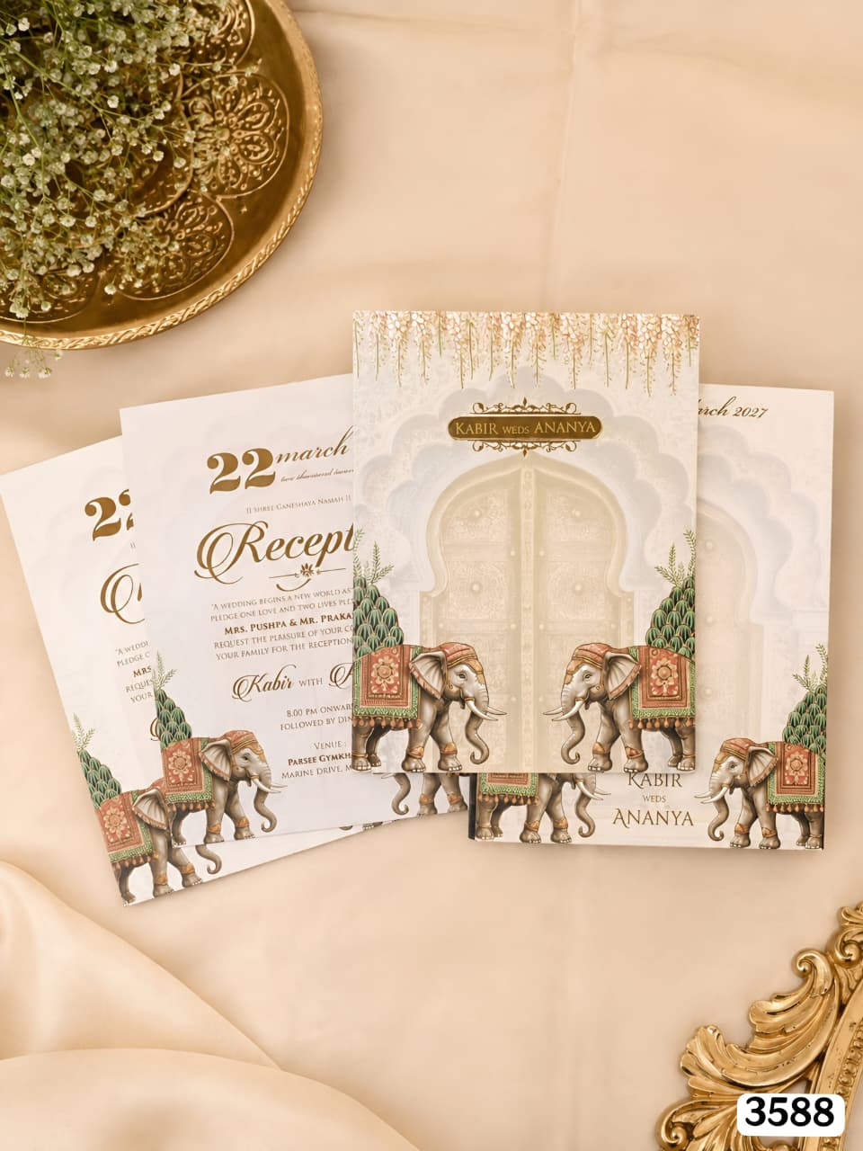 VF3588 Off-White Royal Elephant Gate Suite