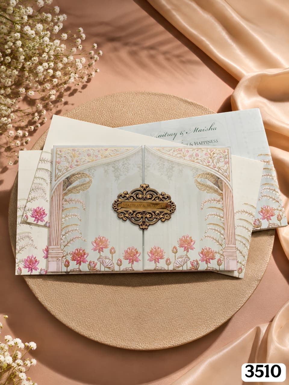 VF3510 Soft Sage Lotus Gatefold Suite
