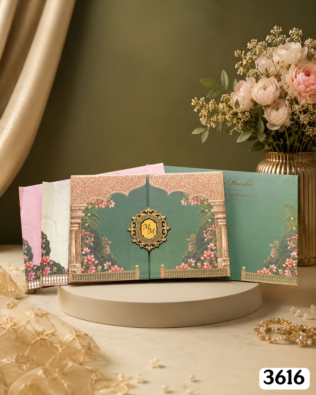 VF3616 Emerald Green Royal Balcony Gatefold Suite