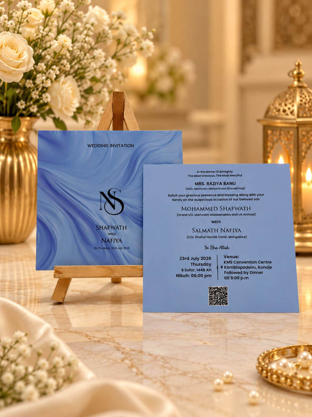 Citymart Customised Wedding Invitation 01