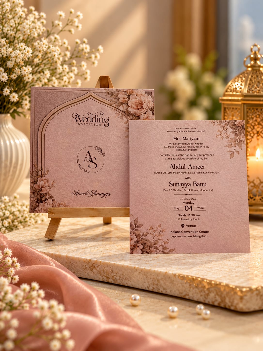 Citymart Customised Wedding Invitation 02