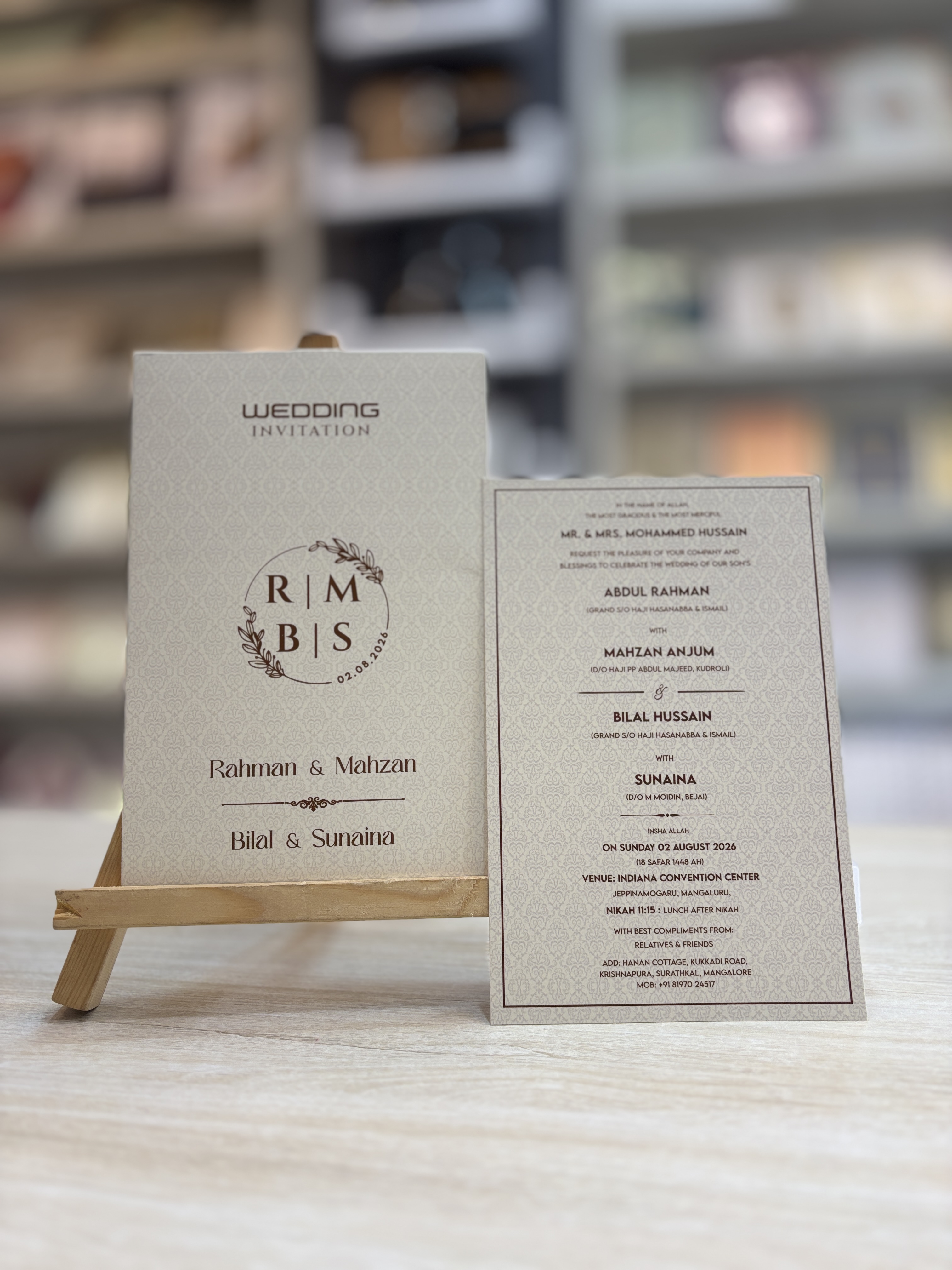 Citymart Customised Wedding Invitation 15