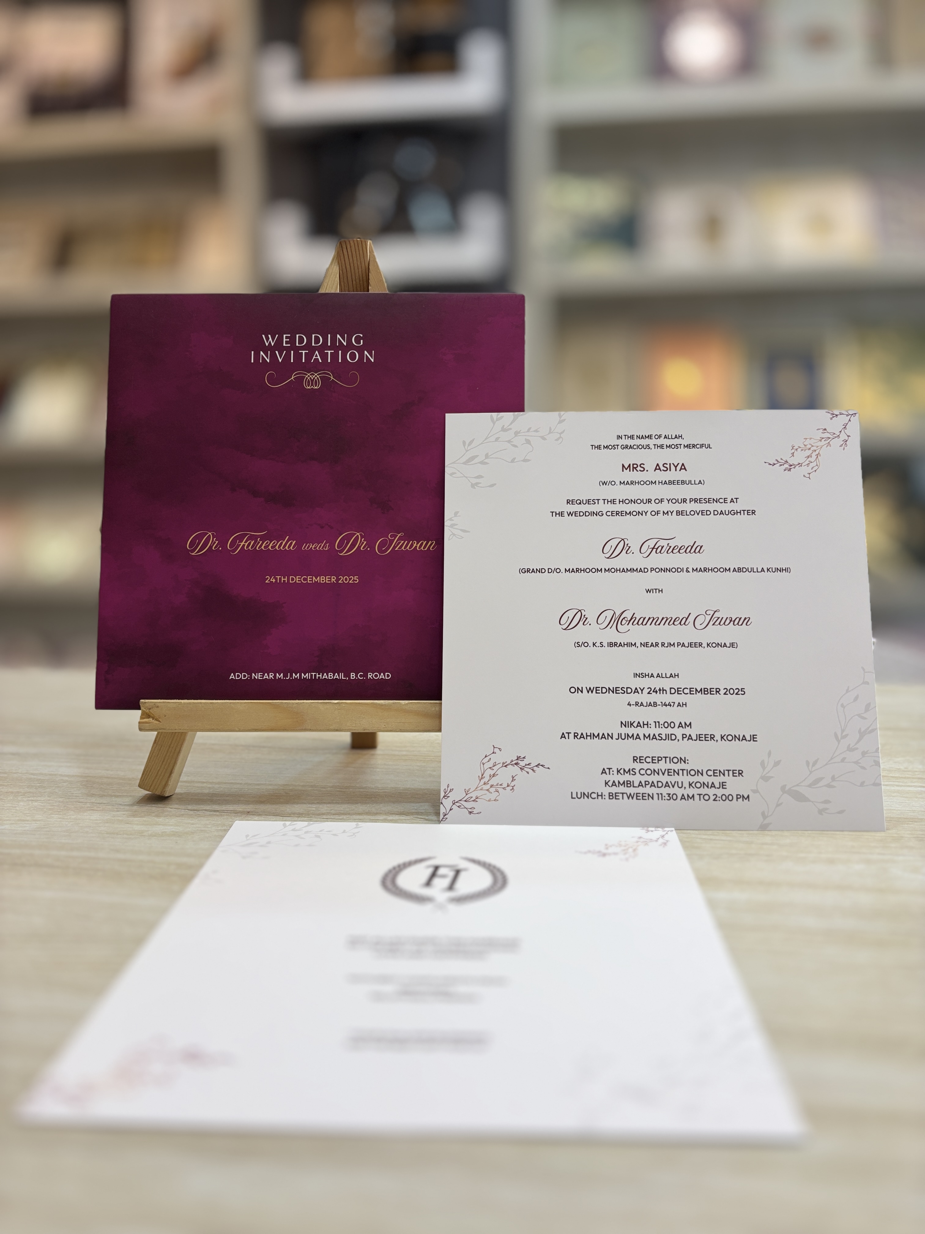 Citymart Customised Wedding Invitation 25