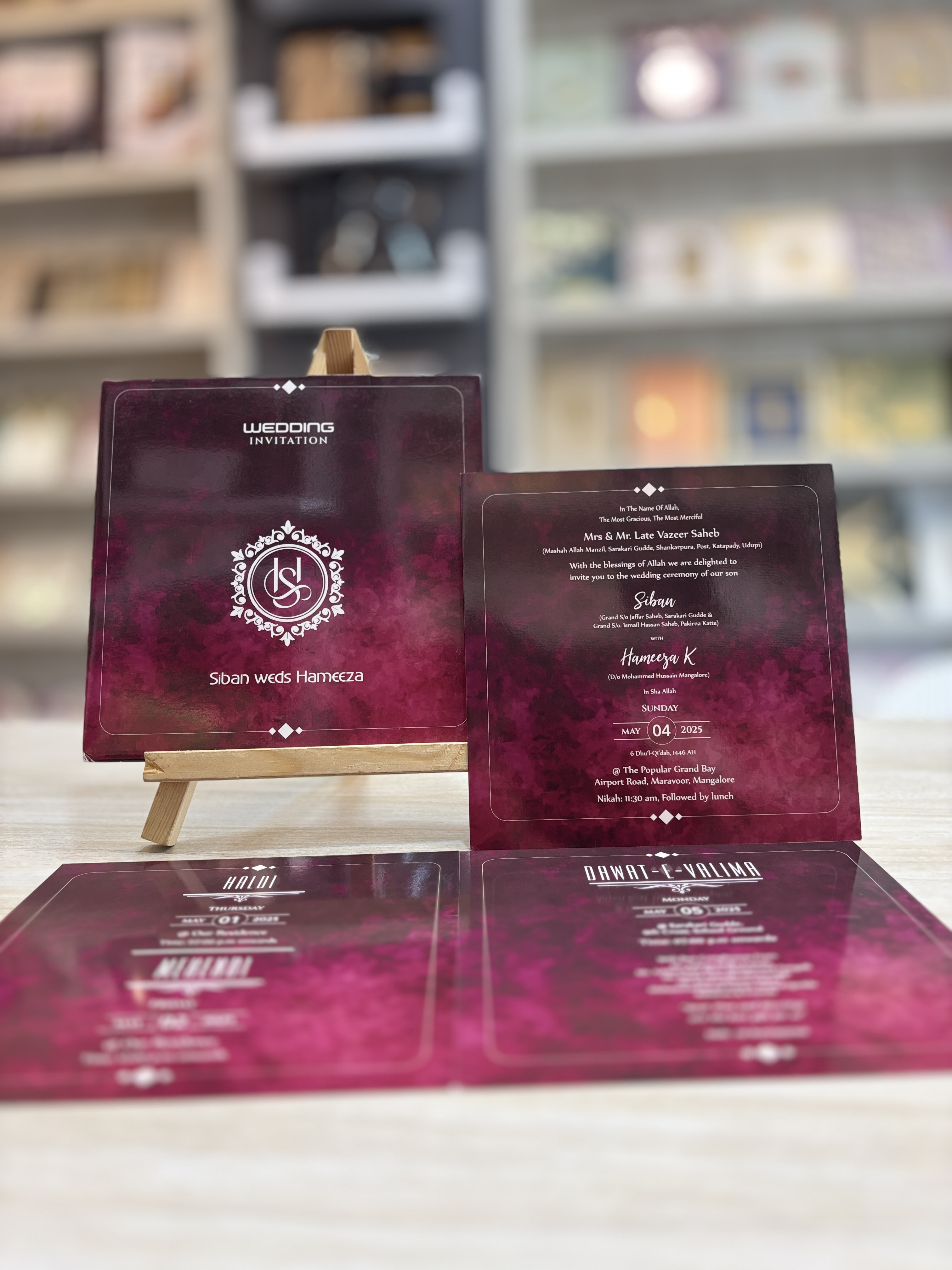 Citymart Customised Wedding Invitation 40